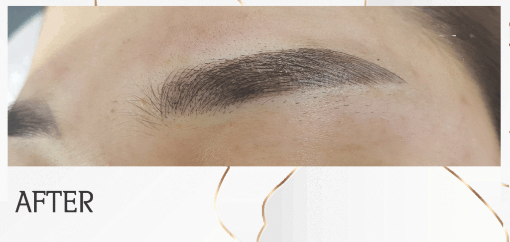 산본 눈썹 문신 후 관리 여자 (3)