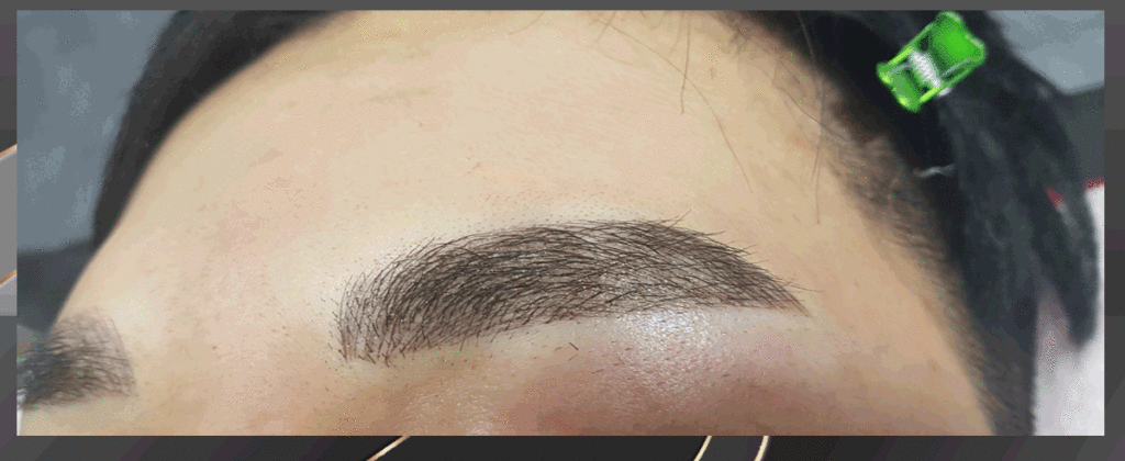 눈썹문신 전후 산본 군포 남자 (1)