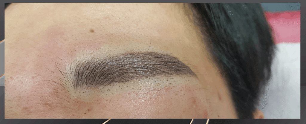 눈썹문신 전후 산본 군포 남자 (3)