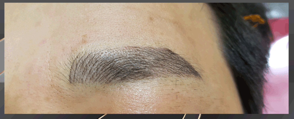 눈썹문신 전후 산본 군포 남자 (4)