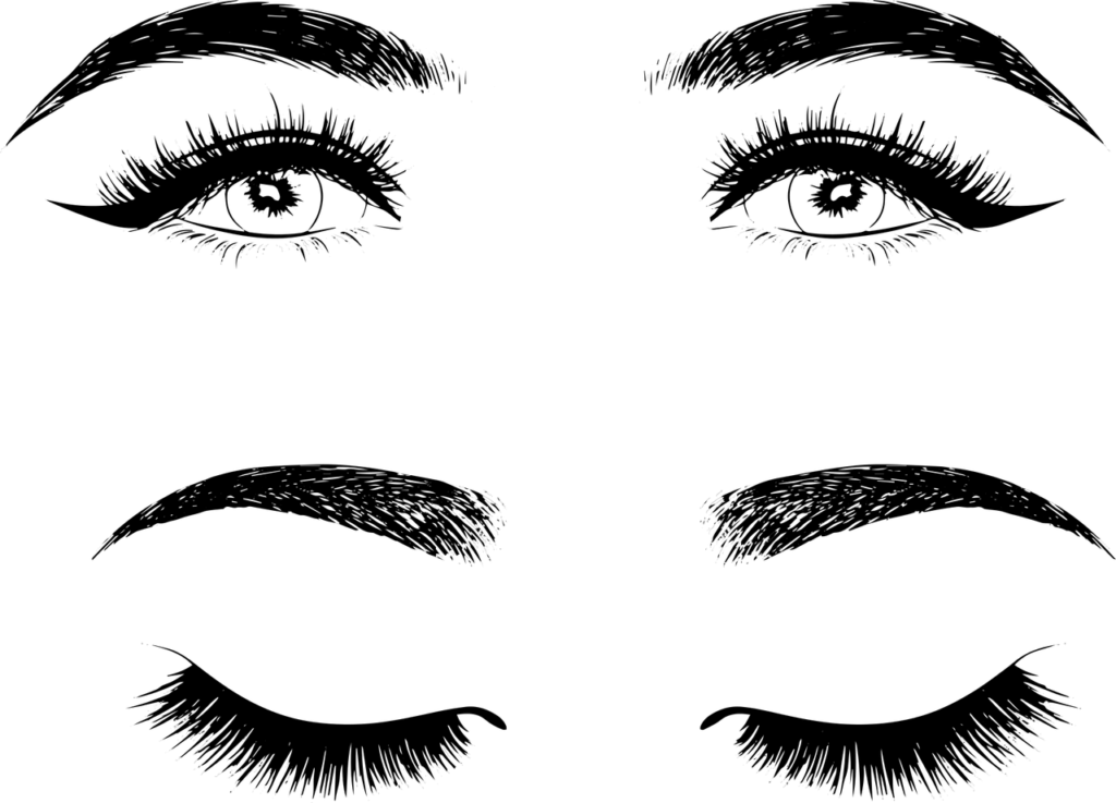 눈썹문신 디자인 1