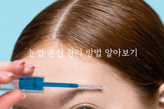 눈썹 문신 관리 방법 플러스91