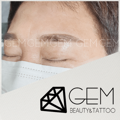 자연 눈썹문신 작업과정2