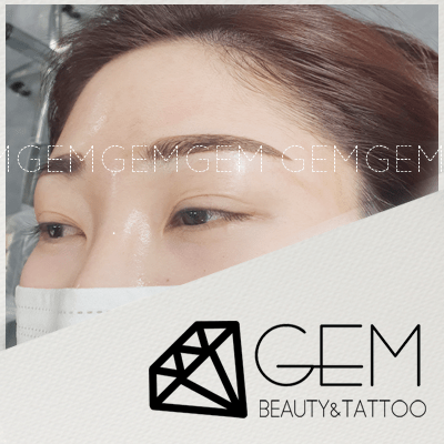 자연 눈썹문신작업과정4