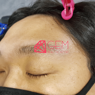 부평 남자 눈썹문신1