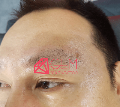 부평 남자 눈썹